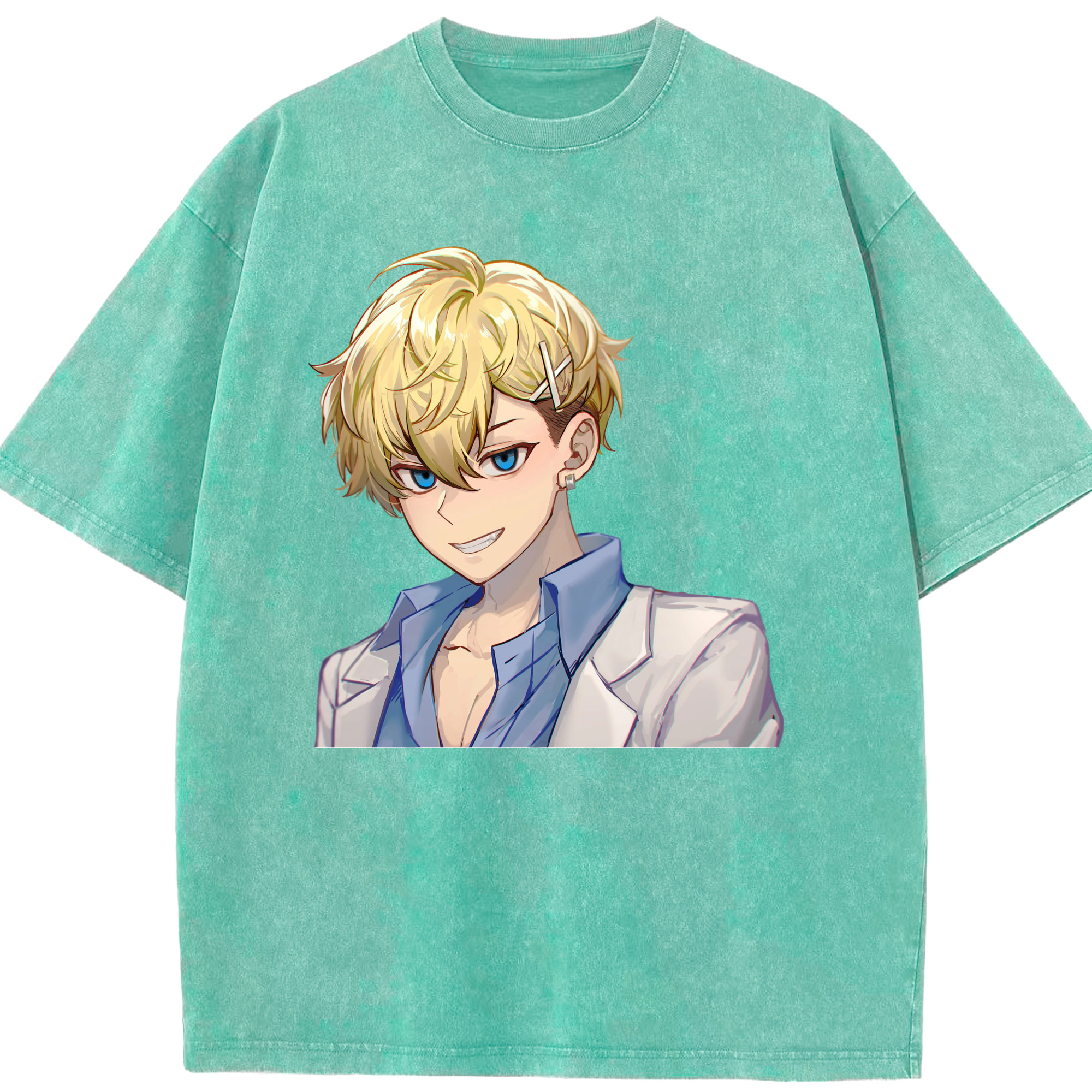 （画像用） 東京リベンジャーズ Tokyo Revengers 綿100% ヴィンテージ風 半袖Tシャツ（フロントプリント）